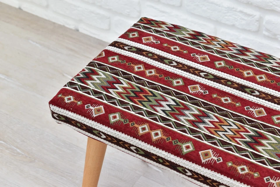 Unique Handmade Wooden Stool - Perfect for Hallway Kitchen or Living Room - Image 3 of 4