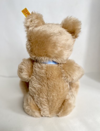 Vintage Steiff 16in Mohair Bear With Blue Bow Excellent Condition - Picture 3 of 5