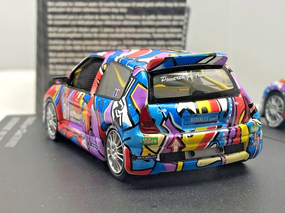 2000 Renault Clio Sport V6 Trophäe 24v 1/43 Druckguss Modellauto - Bild 4 von 4