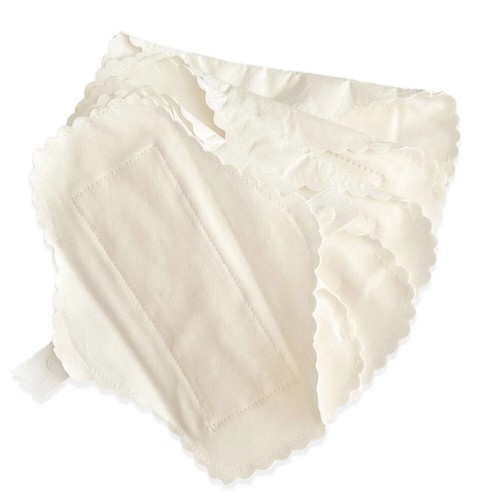 2Pcs Washable Feminine Panty Liners Sanitary Pad Reusable Menstrual Hygiene Pads - Picture 4 of 12