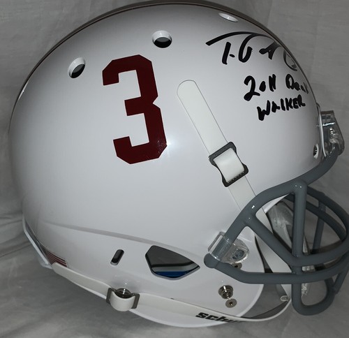 Trent Richardson Signed ALABAMA White 