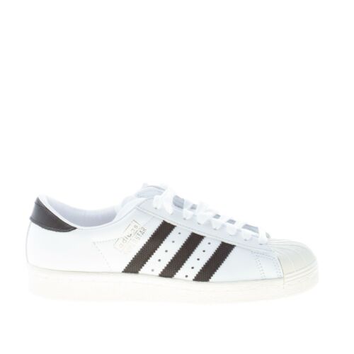 ADIDAS unisex shoes SUPERSTAR OG white leather sneaker with black details CQ2475 - Picture 1 of 7