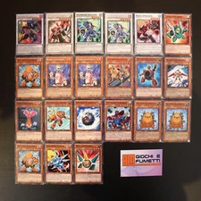 LOT 21 SYNCHRON CARDS ITALIAN YUGIOH rarity MIXED yu-gi-oh COLLECTIBLE