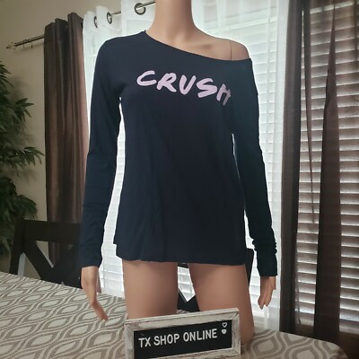 SMALL Victoria's Secret Crush Glitter Sleep Top Pajama NWT