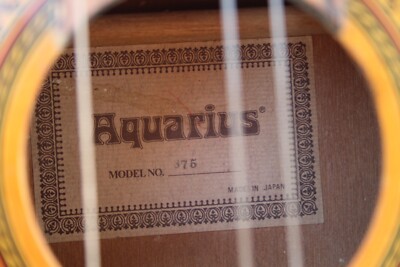 Aquarius 875 Classical Guitar Japan Acoustic 6 String Vintage