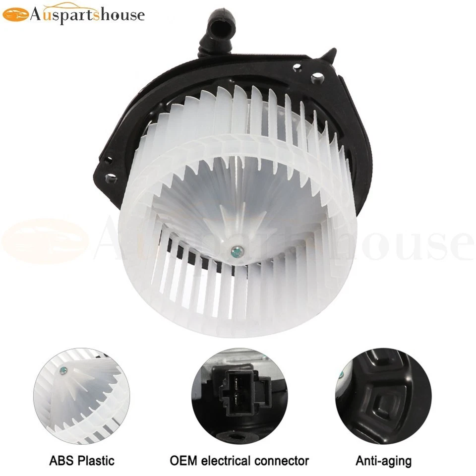 Ventilador de motor soplador calentador HVAC delantero para Pontiac Vibe 2003 2004-2008 1,8 L 15-80547 Foto 2 de 4