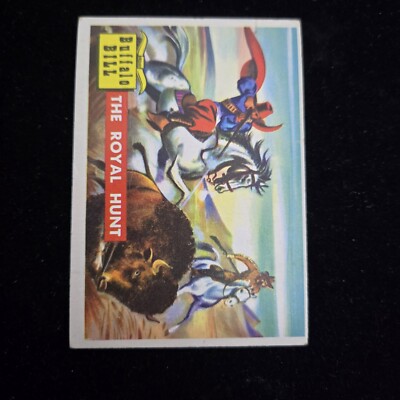 1956 Topps Round Up card 27 Buffalo Bill