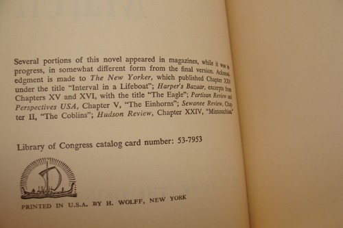 The Adventures of Augie March by Saul Bellow 1st/1st 1953 Viking Hardcover - Picture 2 of 11