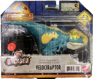 Velociraptor Click Tracker Commander A Click Uncaged Jurassic World Mattel