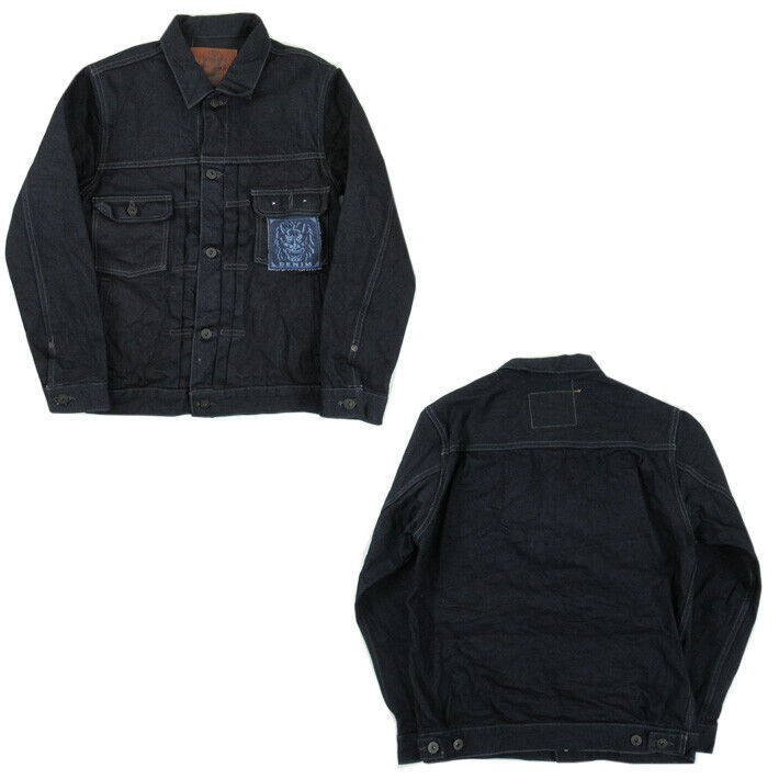 Oni Denim 02516P-14BLK 2nd Type Denim Jacket 14oz Weft Oni Denim 02516P-14BLK 2nd Type Denim Jacket 14oz Weft