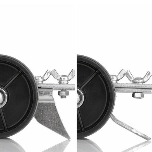 Fugenreiniger mit Rollen Outdoor Teleskopstange Fugenkratzer für Garten - Afbeelding 8 van 9