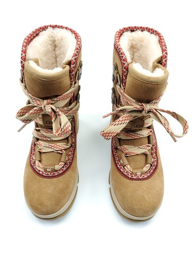 UGG Clásico Clima Senderista Hi Mujer Impermeable Gamuza Invierno Bota Castaño Talla 6 - Imagen 5 de 17