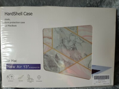 Hardshell Case Multi colored pink and grey for MacBook Pro 13'' New air