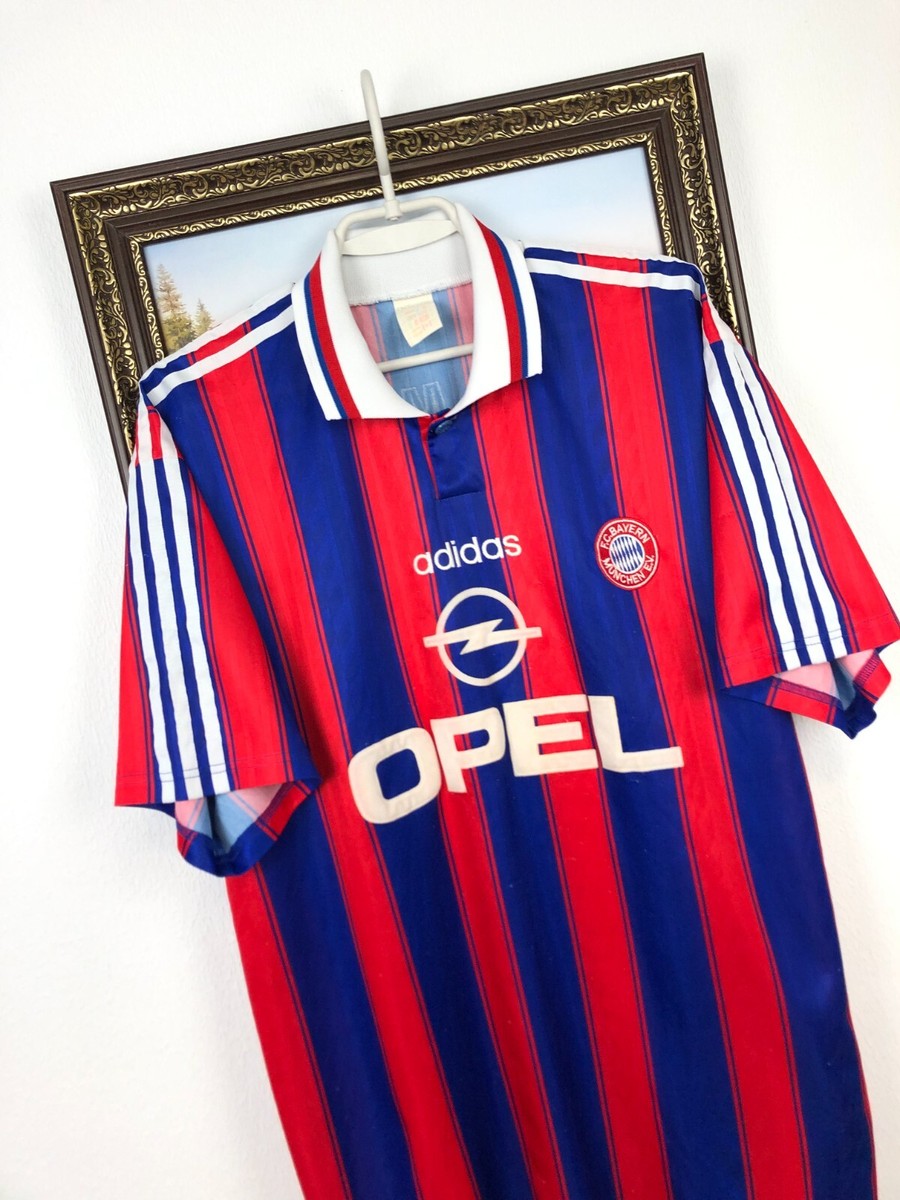 Bayern Munich Home football shirt 1995 Soccer #18 Klinsmann