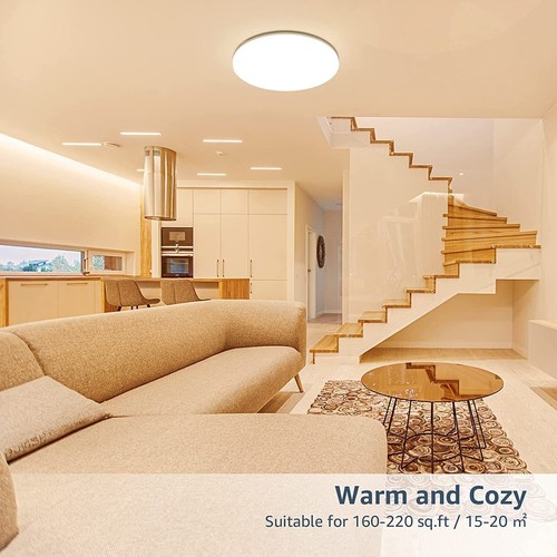 12W-50W Küche Flur LED Deckenleuchte Panel Deckenlamp Arbeitszimmer Esszimmer - Bild 16 von 39