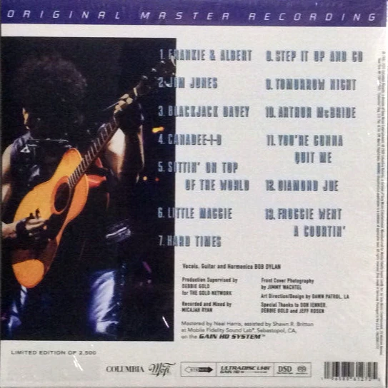 Bob Dylan - Good As I Been To You  MFSL SACD (Hybrid, Stereo, Remastered, Promo) - Image 2 of 2