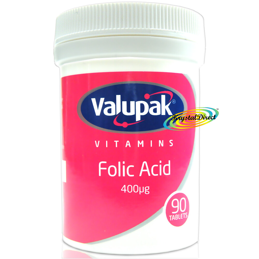 Valupak Vitamin Folic Acid 400μg 90 Tablets