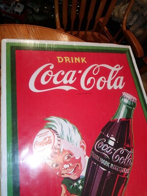 1996 Drink Coca-Cola Work Refreshed Poster Printed In Italy 36X24