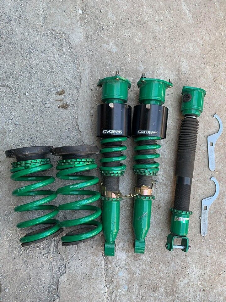 09-19 NISSAN 370Z TEIN FLEX Z COILOVERS STRUT SPRING W/ STANCEPARTS AIR CUP KIT 09-19 NISSAN 370Z TEIN FLEX Z COILOVERS STRUT SPRING W/ STANCEPARTS AIR CUP KIT