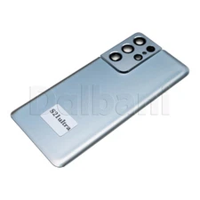 Back Glass Rear Housing Cover For Samsung Galaxy S21 Ultra SM-G998 Silver