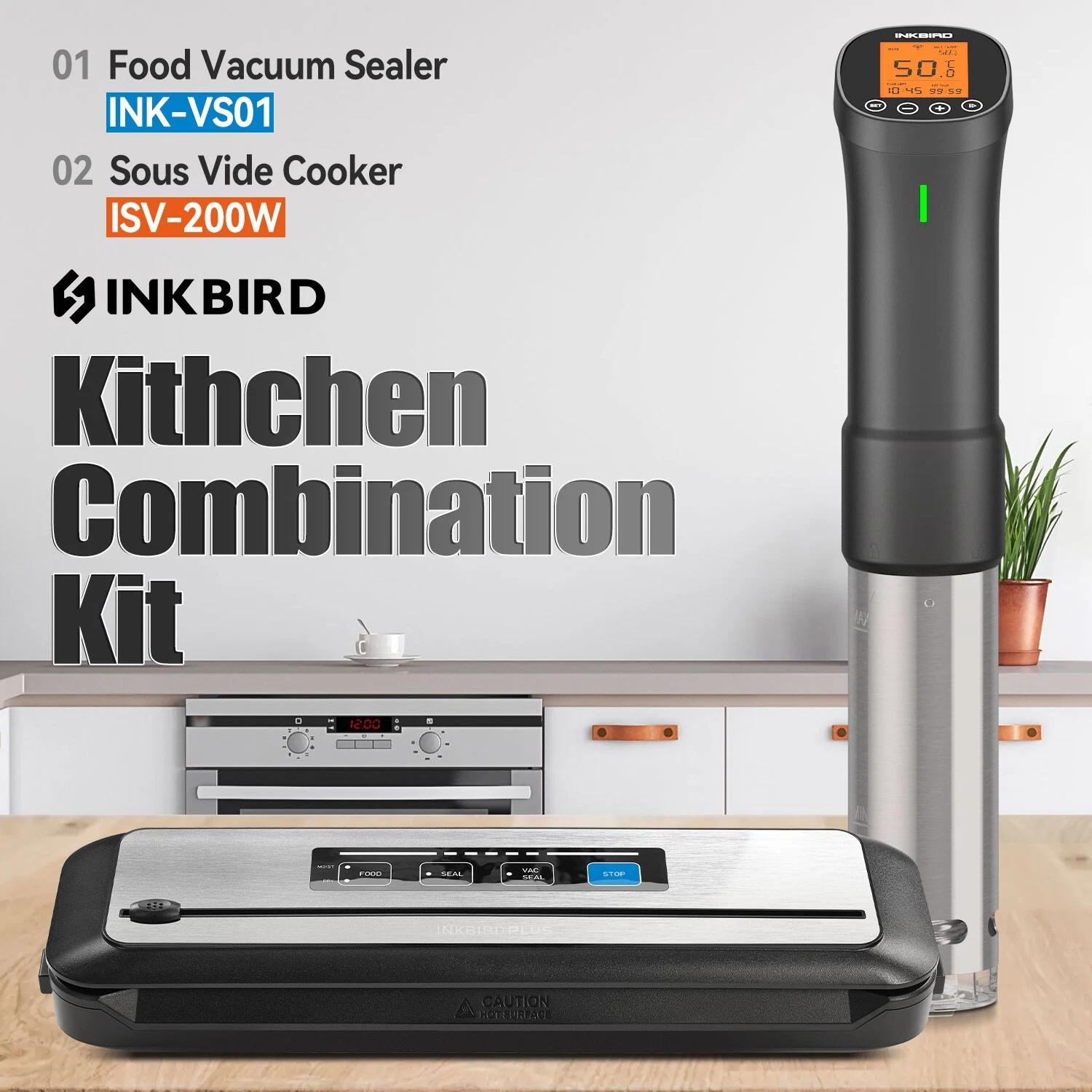 Inkbird Vacuum Sealer Machine WiFi Sous Vide Cooker Thermal Immersion Circulator
Opens in a new wind
