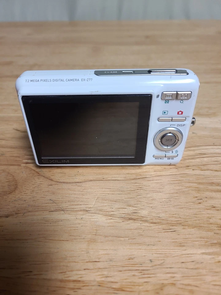 Casio Exilim Zoom White Ex-Z77 For Parts Not Working - Image 2 of 4