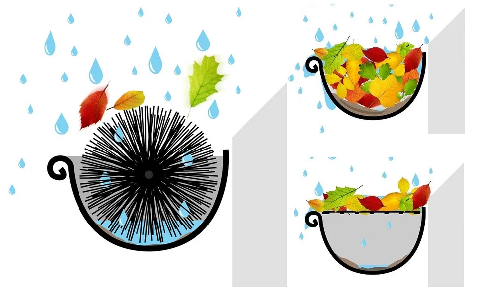 20 metre gutter brush Ø 15 cm gutter protection marten leaf protection gutter caterpillar - Image 3 of 4