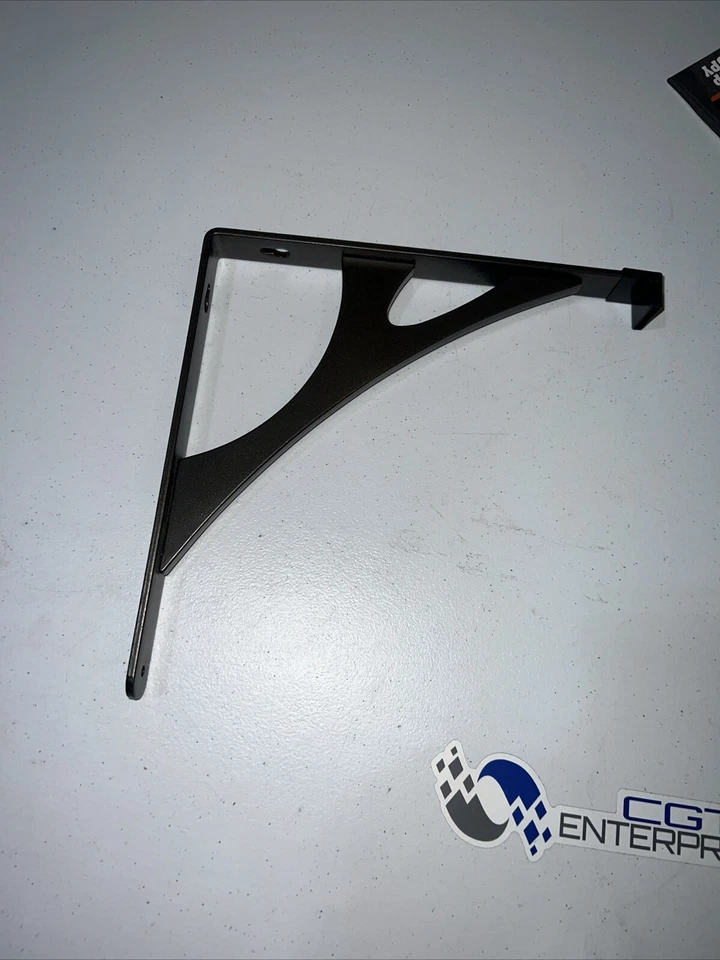 Soporte de estante decorativo hecho en estante de acero Manhattan de 12 pulgadas bronce 500 libras Foto 2 de 4