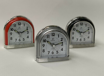 Wecker Reisewecker  Geräuschloss Alarmclock Wecker analog Ohne Ticken Uhr