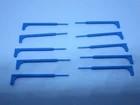 Lot of 10 Unpainted Ben Kenobi Lightsaber CLOSE Replacement Star Wars Vintage MP