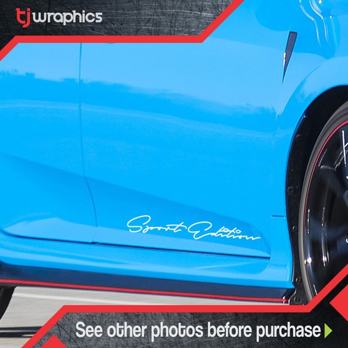 Calcomanía adhesiva de vinilo para coche de carreras EDICIÓN DEPORTIVA 2 un. SIN FONDO - Imagen 1 de 3