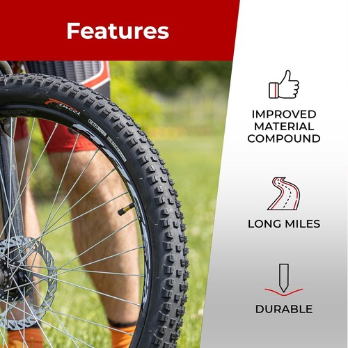 Universal 27.5 x 2.35 Clincher MTB Tires - Safe, Comfortable Ride Guaranteed - Picture 9 of 9