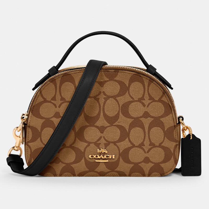 coach serena satchel in signature canvas