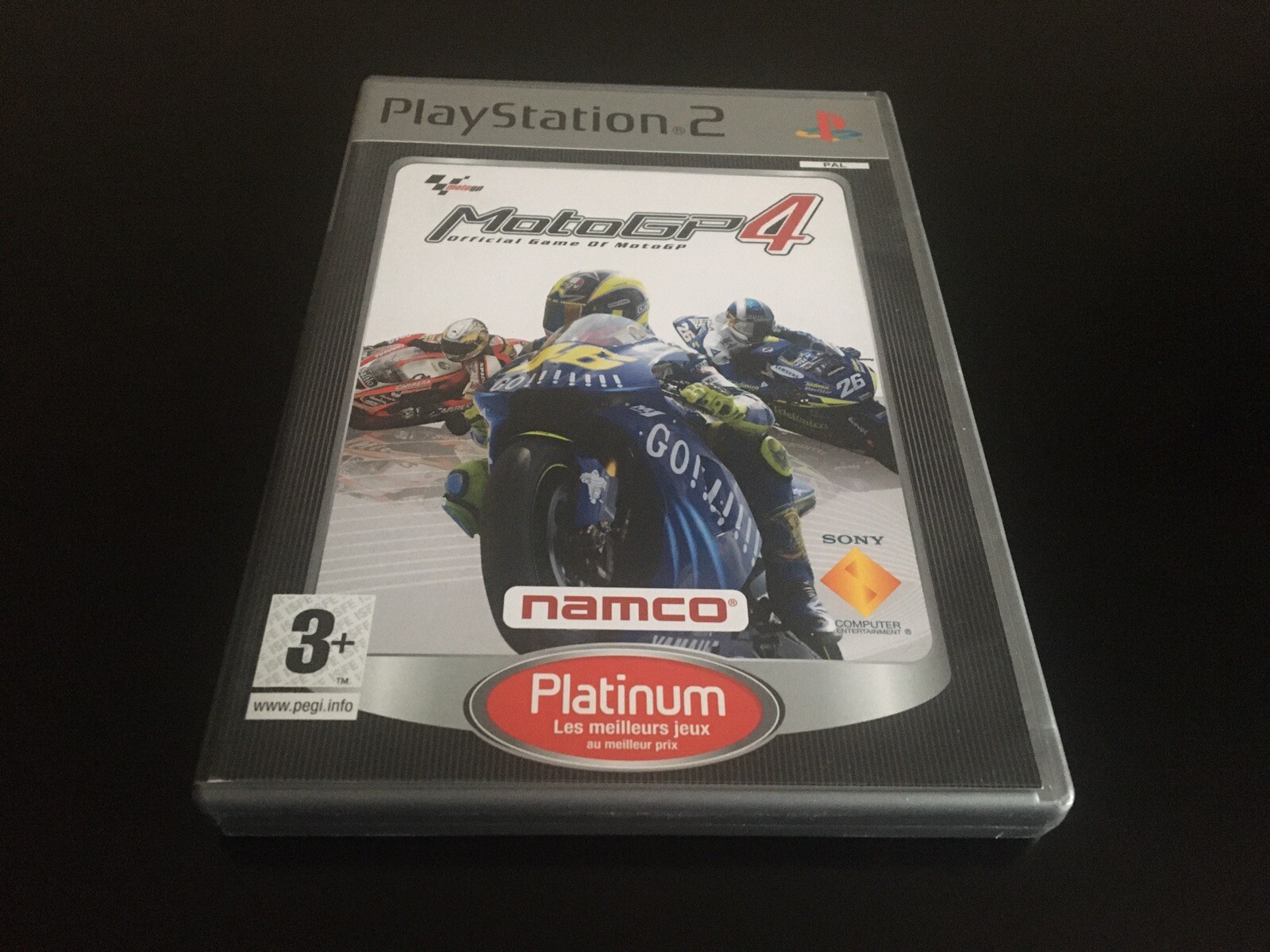 MOTO GP 4 SONY PLAYSTATION 2 PS2 EDITION PLATINUM FR PAL COMPLET