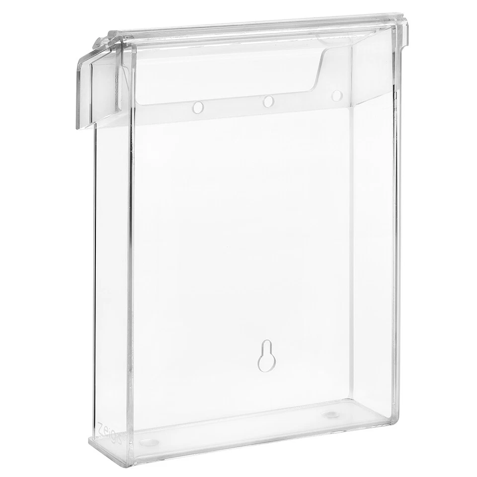 DIN A5 Hoch Prospektbox / Prospekthalter mit Deckel, wetterfest für Aussen - Bild 4 von 4