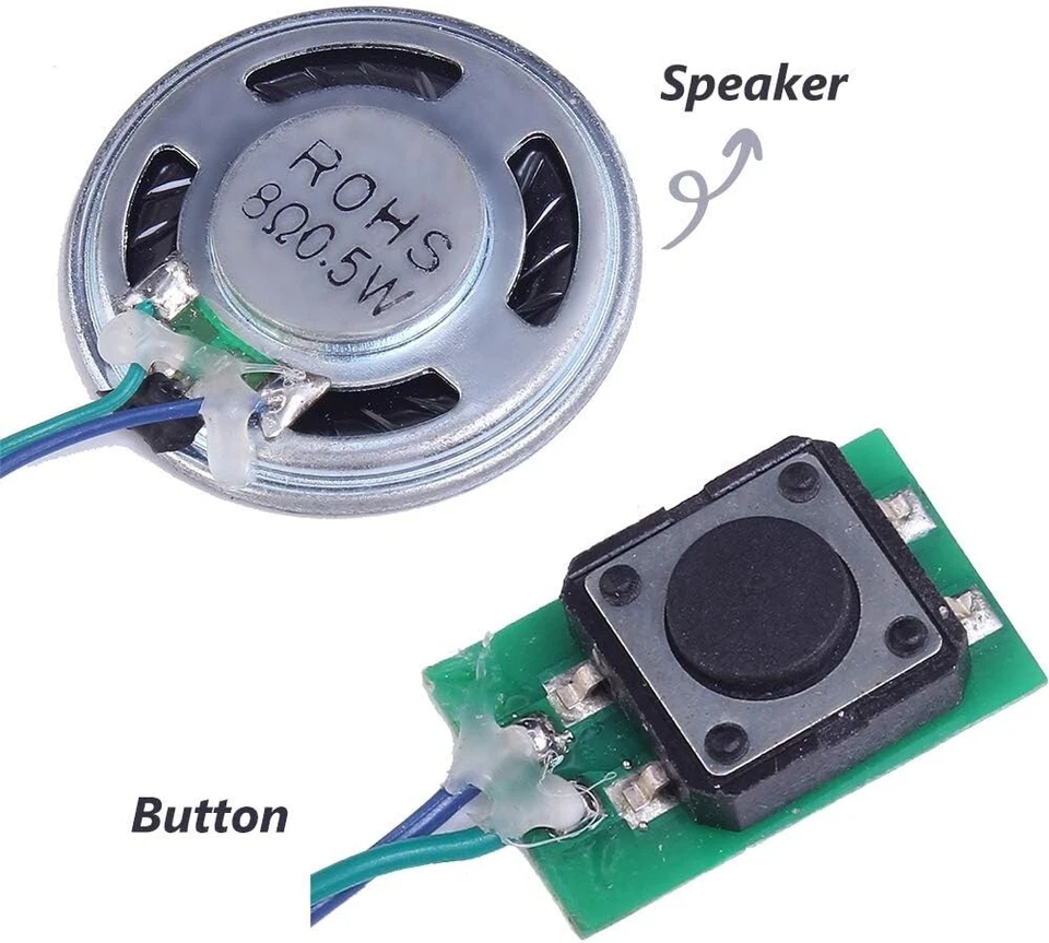 Sound Modul Tastensteuerung 8M Programmierbare MP3 WAV Musik Player Platine Mit - Bild 3 von 4