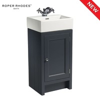 Roper Rhodes Slate Grey Hampton 400mm Vanity Basin Sink Cabinet Bathroom Unit Roper Rhodes Slate Grey Hampton 400mm Vanity Basin Sink Cabinet Bathroom Unit