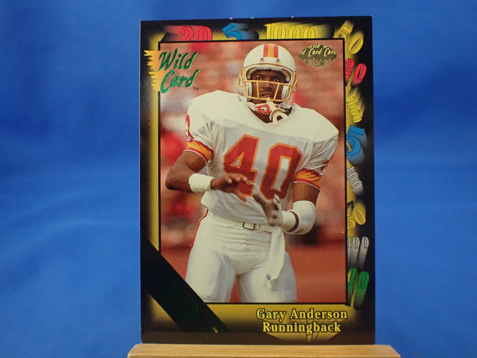 Wild Card 1991 10 Stripe Parallel Gary Anderson