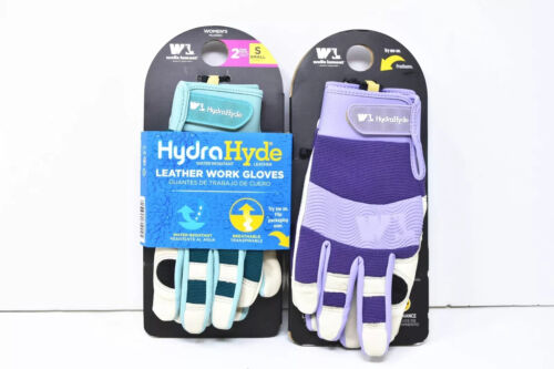 Wells Lamont - Women's HydraHyde Water Resistant Leather Work Gloves S 2pair