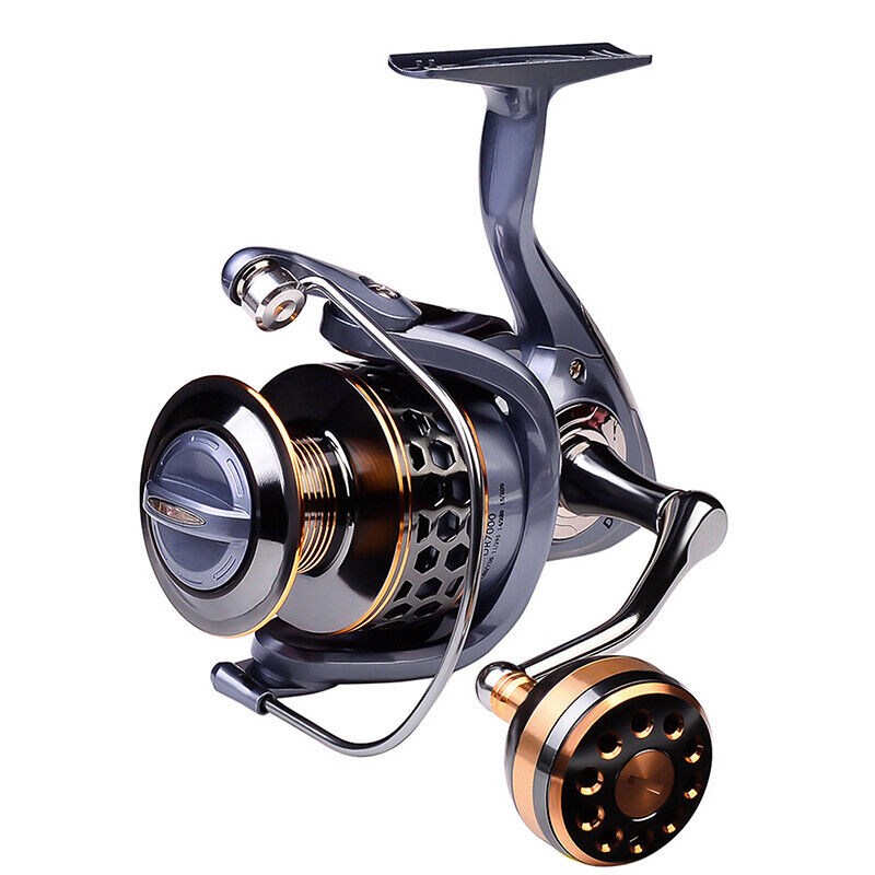 Max Drag 21KG Spool Fishing Reel Gear 5.2:1 Ratio High Speed Spinning Reel 