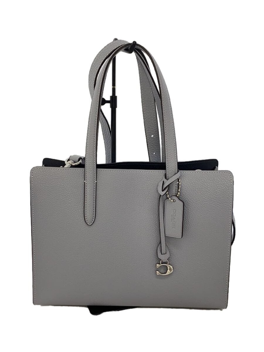 Coach Carter Carryall 28 Leather Bag in Blue CJ806 Free Shipping