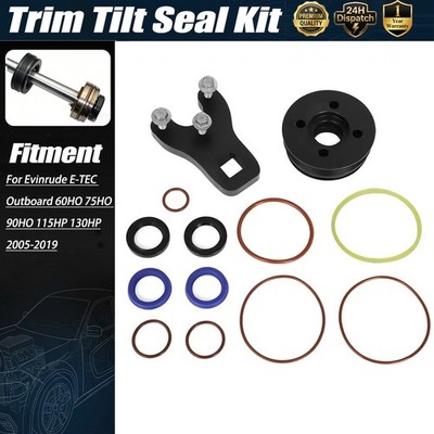 For Evinrude E-TEC Trim Tilt Seal Kit 5008985 75-130HP Fix Leak Ram Rebuild Kit