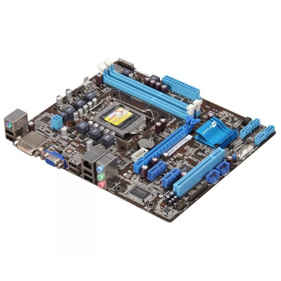 Placa Base Asus P8H61-M LE LGA1155 LGA 1155 MATX MicroATX DDR3 Reacondicionado - Imagen 3 de 4