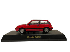 1/64 Kyosho HONDA CIVIC RED 3rd gen diecast car model