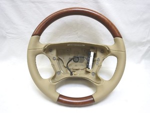 No Inflator W219 Genuine Wood Steering Wheel Handle 