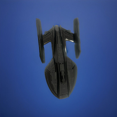3d printed star trek ships Inquiry class starship-8 Inches- Black