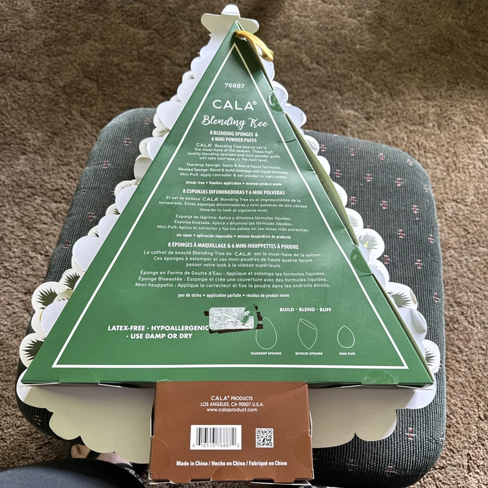 Cala Blending Tree губки для макияжа и пудра-затяжки рождественская елка 14 шт. - Изображение 2 из 2