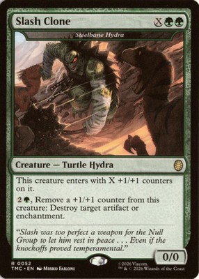 Slash Clone - Steelbane Hydra 52 TMC Commander: Teenage Mutant Ninja Turtles NM