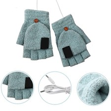 Usb Heated Knitted Gloves Top Style Hand Warmer Gloves For Winter