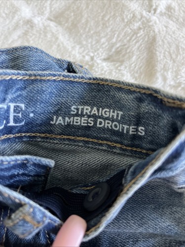 The Children's Place Sz 7 SlimBlue Adjustable waist/Straight Jambes Droites Jean - Picture 4 of 6